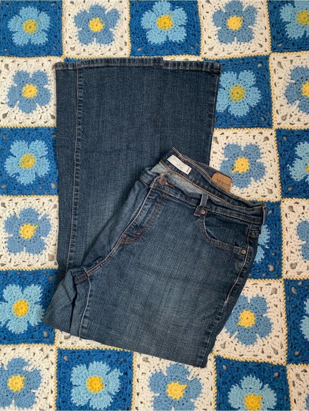 Levi Vintage Classic Dark Blue Bootcut 515 Jeans